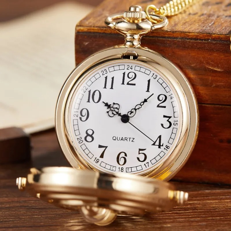 Reloj de bosillo de mujer cuarzo estilo vintage