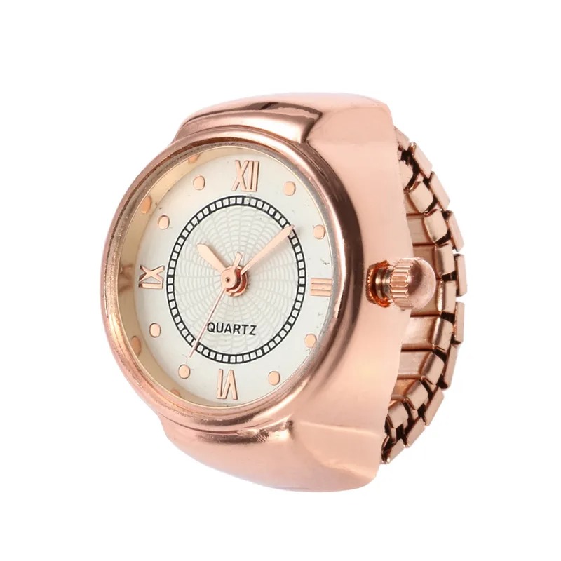 Reloj de anillo cuarzo unisex