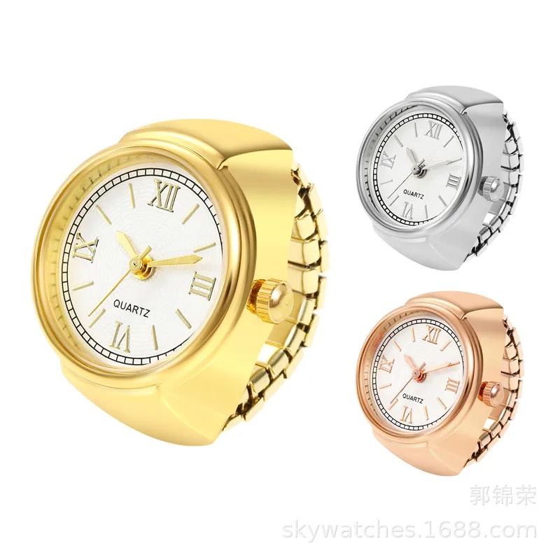 Reloj de anillo cuarzo unisex