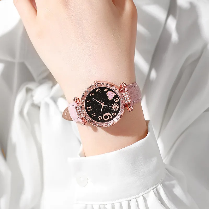 Reloj cuarzo mujer estilo versatil