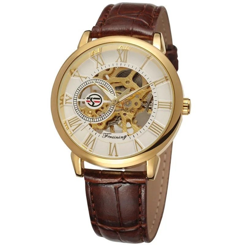 Reloj hombre retro mecanico hebilla